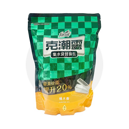 克潮靈集水袋補充包/檜木3入180g#